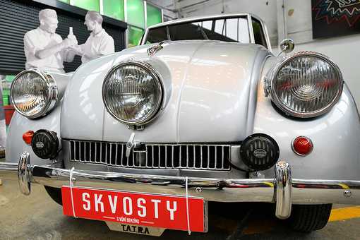 Výstava Skvosty s vůní benzínu Tatra