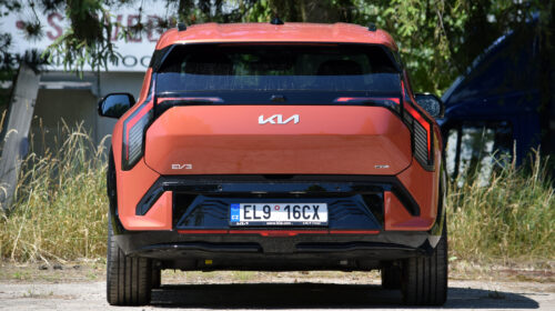 Pohled na záď Kia EV3 GT-Line