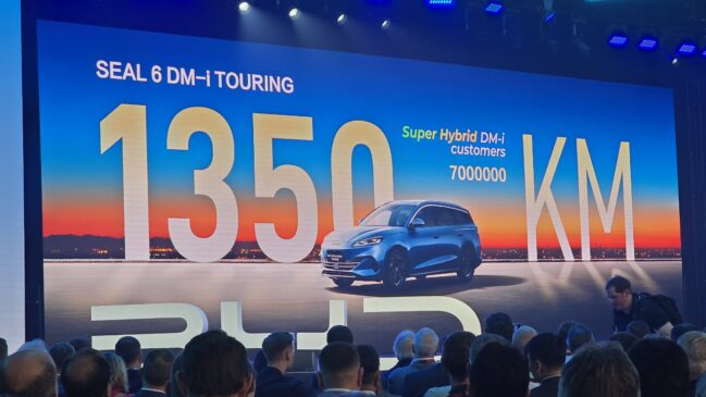 Byd Seal Touring Dojezd