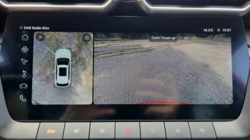 MG ZS Hybrid+ Pohled zadní parkovací kamery