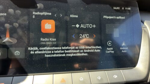 MG ZS Hybrid+ Ještě chce doladit prvky infotainmentu