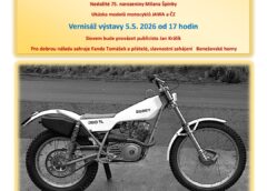 Pozvánka na výstavu historických závodních a soutěžních motocyklů